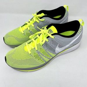 Nike Flyknit Trainer Grey/Volt Men's‎ Size 11.5